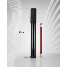НАСОС ручной для велосипедов толстый пластмассовый (234)